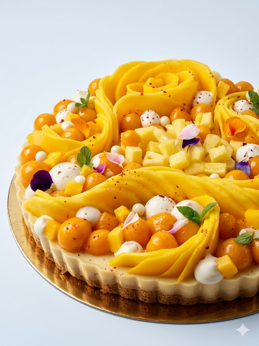 Mango Coconut Tart